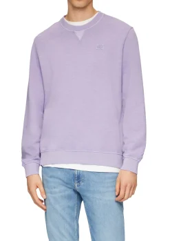 Herren s.Oliver Crewneck-Sweatshirt mit Logo-Detail
