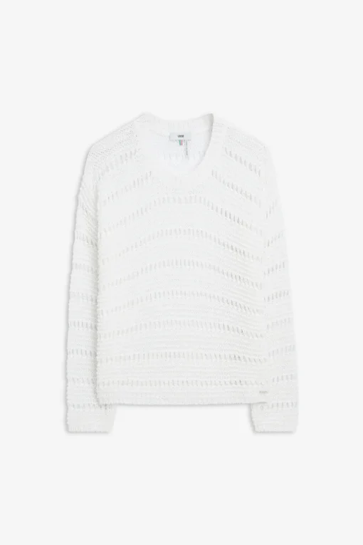 Damen Cinque Crochet-Pullover