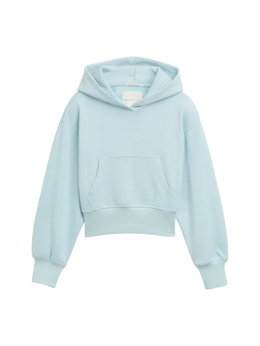 Kinder Tom Tailor Denim Cropped Hoodie Sweatshirt
