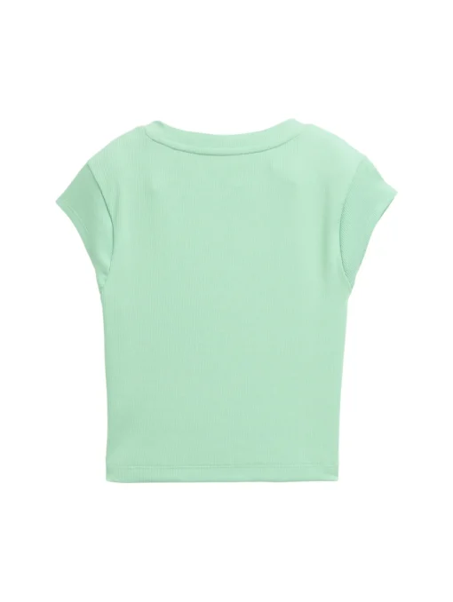 Kinder Tom Tailor Denim Cropped Ripp T-Shirt