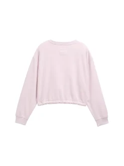 Kinder Tom Tailor Denim Cropped Sweatshirt mit Print
