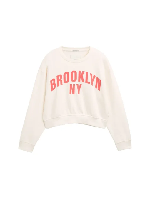 Kinder Tom Tailor Denim Cropped Sweatshirt mit Print