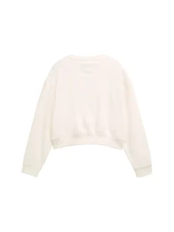 Kinder Tom Tailor Denim Cropped Sweatshirt mit Print