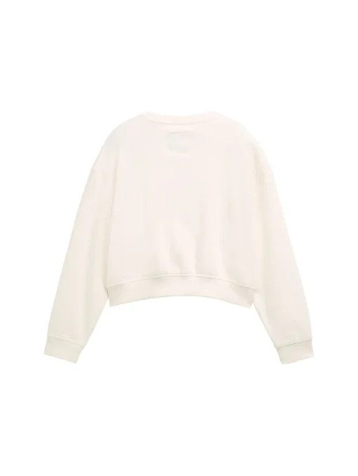 Kinder Tom Tailor Denim Cropped Sweatshirt mit Print