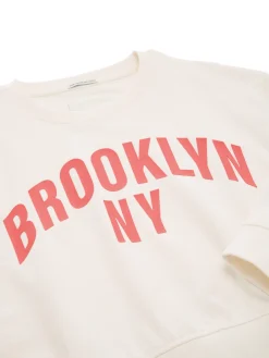 Kinder Tom Tailor Denim Cropped Sweatshirt mit Print