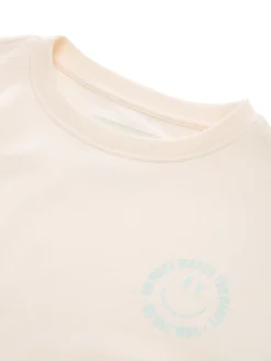 Kinder Tom Tailor Denim Cropped Sweatshirt mit Print