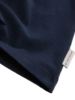 Kinder Tom Tailor Denim Cropped T-Shirt mit Print