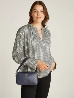 Damen Tommy Hilfiger Crossbody-Tasche mit TH-Monogramm