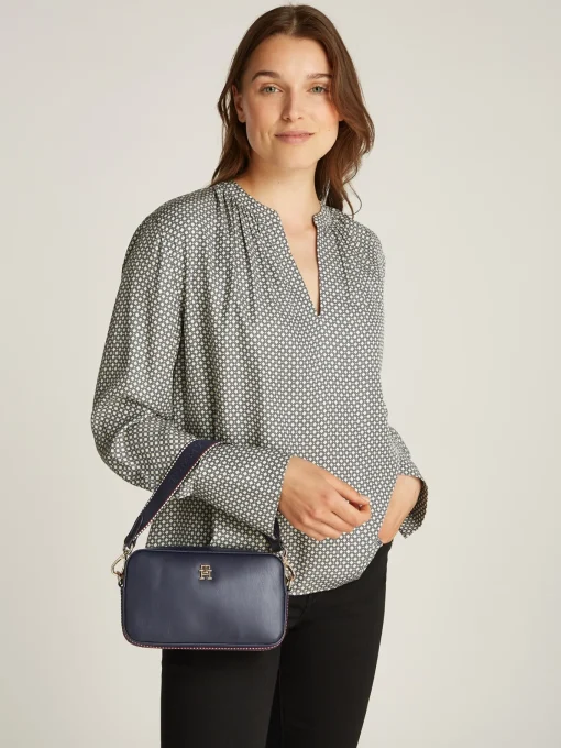 Damen Tommy Hilfiger Crossbody-Tasche mit TH-Monogramm