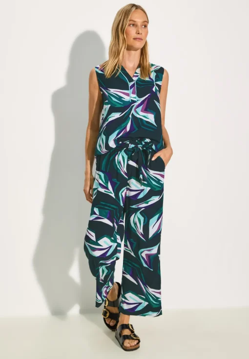 Damen Cecil Damen Gemusterte Bluse