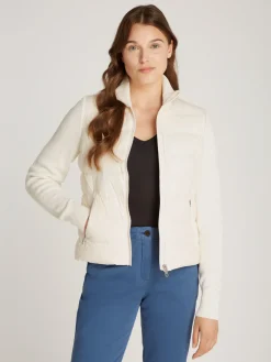 Damen Tommy Hilfiger Daunenjacke mit Kontrast-Ärmeln