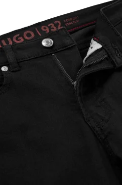 Damen Hugo Red Denim Hosen