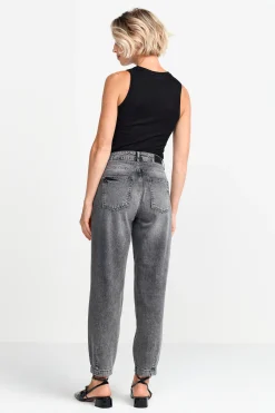 Damen Rich & Royal Denim Slouchy-Fit Hose