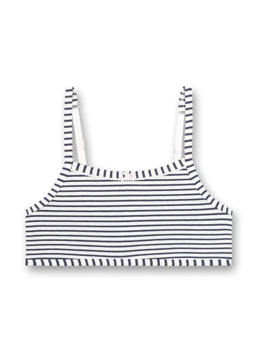 Kinder Sanetta Doppelpack Bustier mit Pünktchenmuster