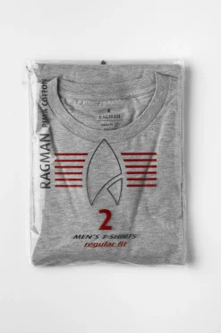Herren Ragman Doppelpack T-Shirt 1/2 Arm