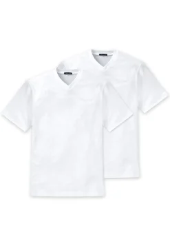Herren Schiesser Doppelpack Unterziehshirts