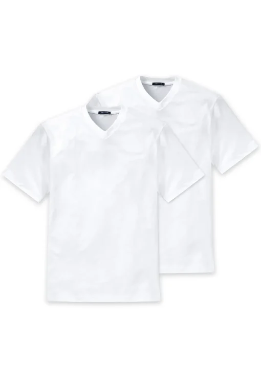 Herren Schiesser Doppelpack Unterziehshirts