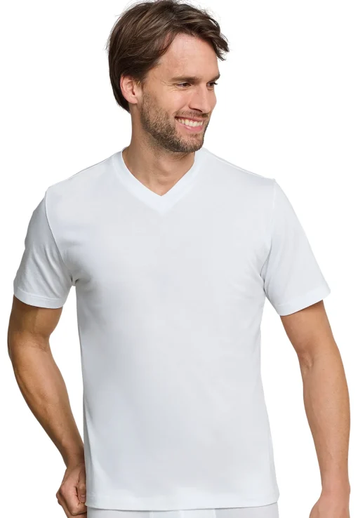 Herren Schiesser Doppelpack Unterziehshirts