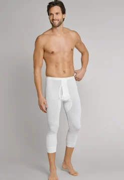 Herren Schiesser Doppelripp Hose 3/4