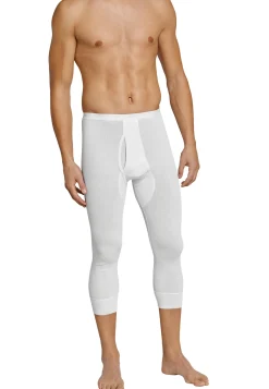 Herren Schiesser Doppelripp Hose 3/4