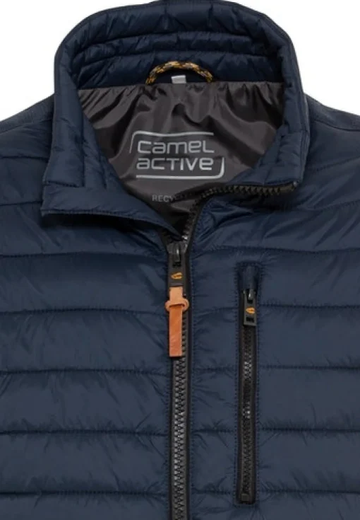 Herren Camel Active Downfree Steppjacke aus recyceltem Polyester