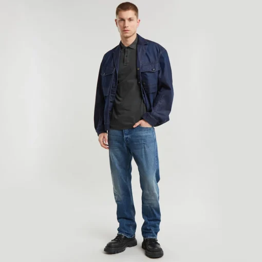 Herren G-Star Dunda Overdyed Slim Poloshirt