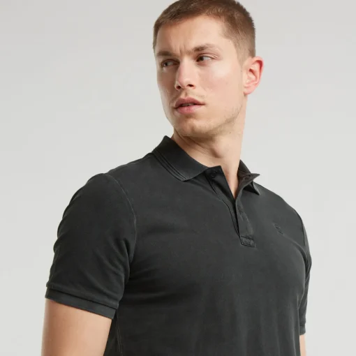 Herren G-Star Dunda Overdyed Slim Poloshirt