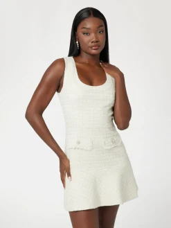 Damen GUESS Eco Daphnee Tweed Kleid