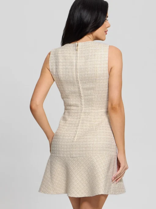 Damen GUESS Eco Daphnee Tweed Kleid