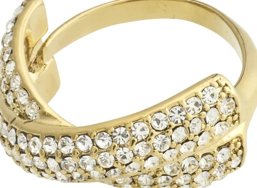 Damen Pilgrim EDTLI Ring, vergoldet