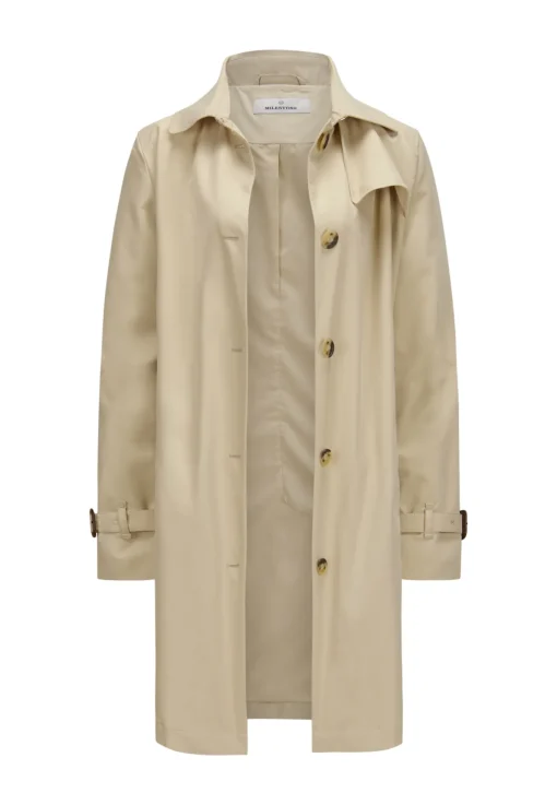 Damen Milestone Einreihiger Trenchcoat
