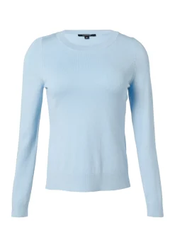 Damen Comma Elastischer Feinstrick-Pullover