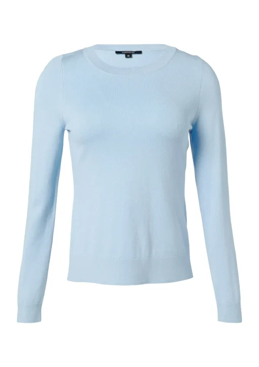 Damen Comma Elastischer Feinstrick-Pullover