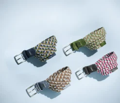 Herren Monti Elastischer Flechtgürtel