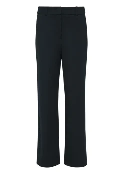 Damen Comma Elegante Marlenehose im Relaxed Fit mit Eingrifftaschen und Gürtelschlaufen
