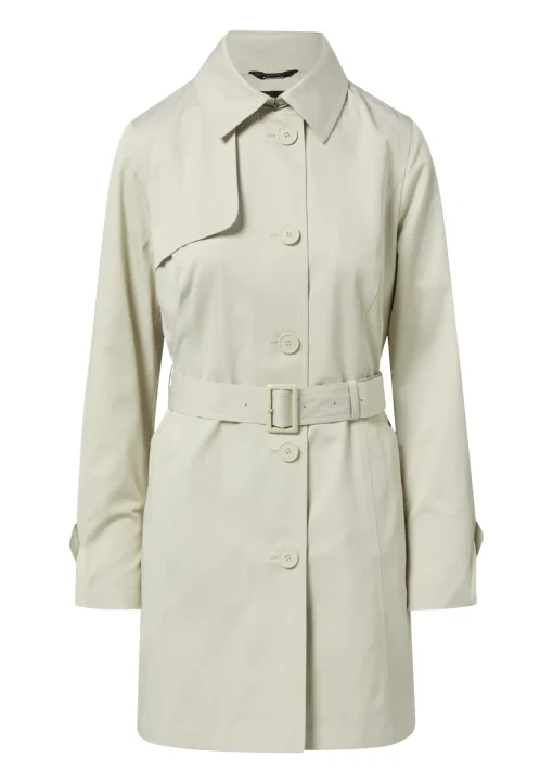 Damen Comma Eleganter Baumwoll-Trenchcoat