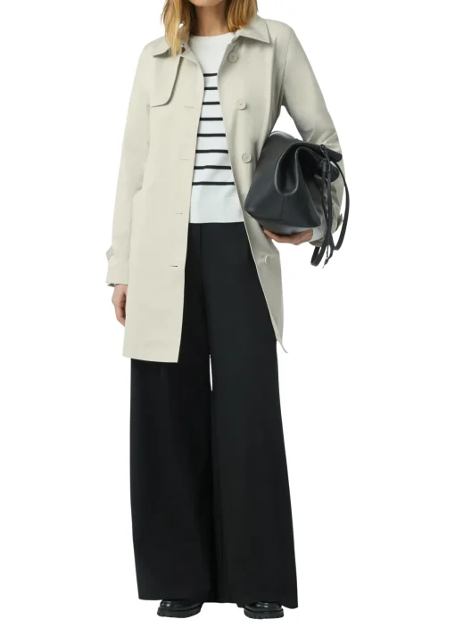 Damen Comma Eleganter Baumwoll-Trenchcoat