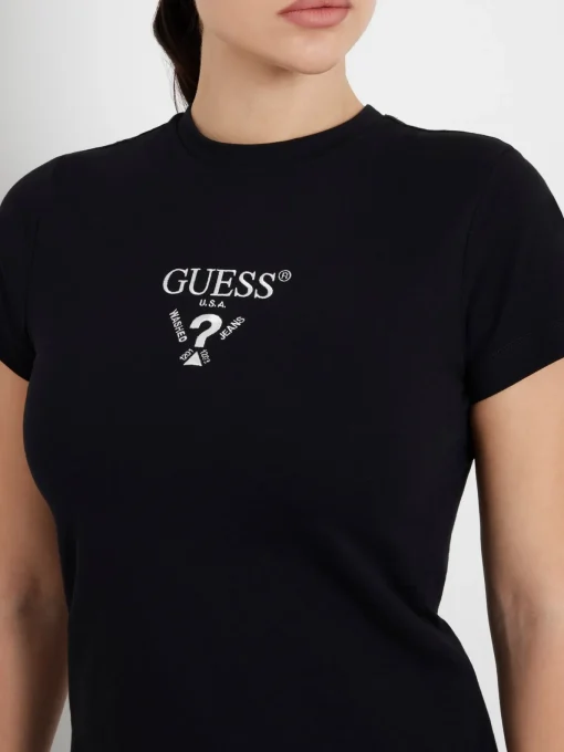 Damen GUESS Eng geschnittenes T-Shirt