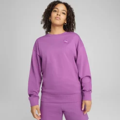 Damen Puma ESS ELEVATED Bequemer Crewneck Damen