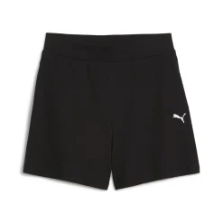 Damen Puma ESS ELEVATED Gerippte 5 Shorts mit hohem Bund