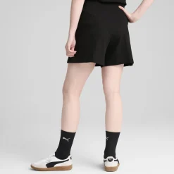 Damen Puma ESS ELEVATED Gerippte 5 Shorts mit hohem Bund