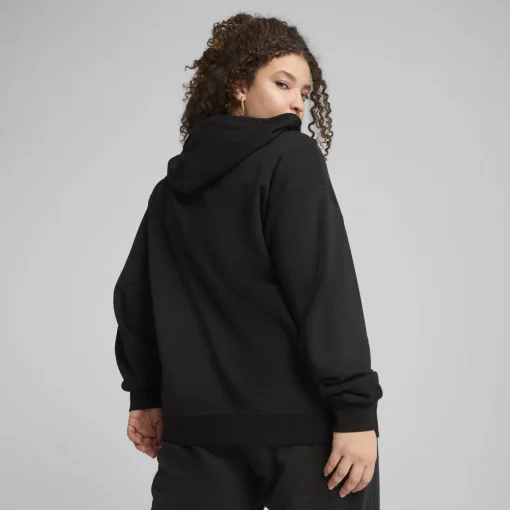 Damen Puma ESS Small No. 1 Logo Comfort Hoodie mit durchgehendem Reißverschluss