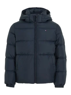 Kinder Tommy Hilfiger Essential gepolsterte Kapuzenjacke