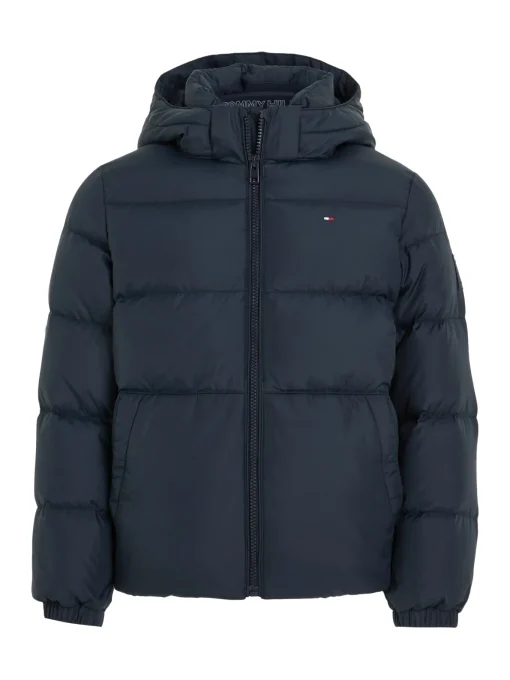 Kinder Tommy Hilfiger Essential gepolsterte Kapuzenjacke