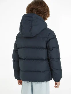 Kinder Tommy Hilfiger Essential gepolsterte Kapuzenjacke