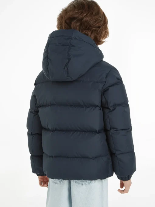 Kinder Tommy Hilfiger Essential gepolsterte Kapuzenjacke