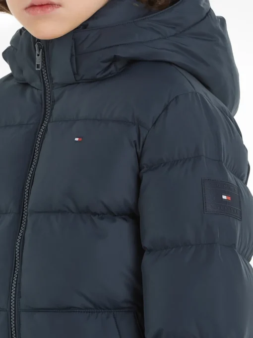 Kinder Tommy Hilfiger Essential gepolsterte Kapuzenjacke