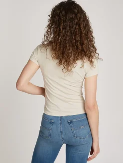 Damen Tommy Jeans Essential Slim Fit Logo T-Shirt