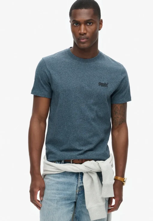 Herren Superdry Essential T-Shirt aus Bio-Baumwolle mit Logo