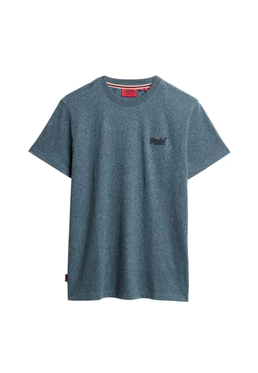 Herren Superdry Essential T-Shirt aus Bio-Baumwolle mit Logo